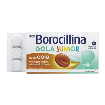 Neoborocillina Gola 15 pastiglie gusto cola | NEOBOROCILLINA