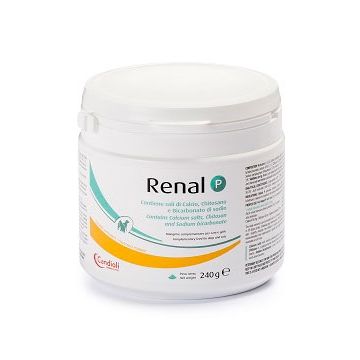 RENAL P Polvere | Mangime Complementare Funzione Renale CANI e GATTI 240 g | CANDIOLI