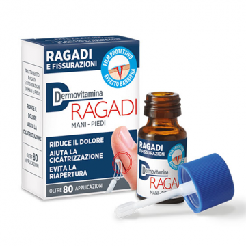 RAGADI gel 7 ml | Trattamento per tagli e piccole ferite di mani e piedi | DERMOVITAMINA