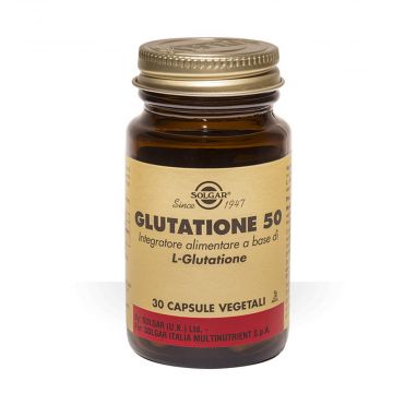 Glutatione 50 30 cps vegetali | Integratore antiossidante | SOLGAR