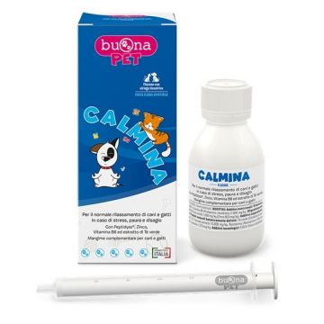 Calmina Buonapet Flacone 60g | Pasta fluida rilassamento cani e gatti | BUONAPET