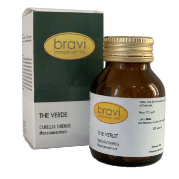 The Verde 50 capsule | Integratore Tonico e Antiossidante | BRAVI LAB