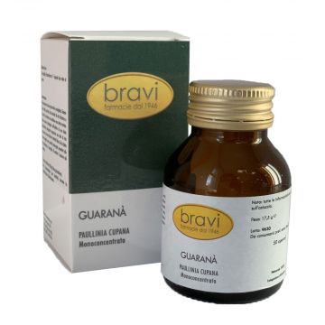 Guaranà 50 capsule | Integratore Tonico | BRAVI LAB