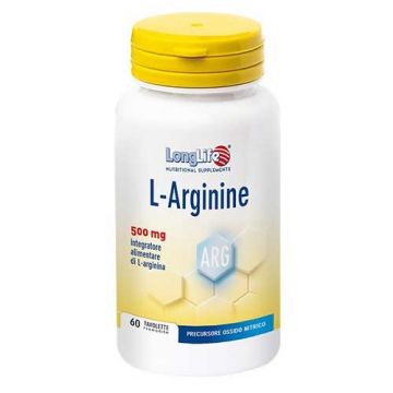 L-ARGININE 60 tav | Integratore a base di arginina | LONGLIFE