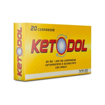 KETODOL | 20 compresse 25 mg + 200 mg