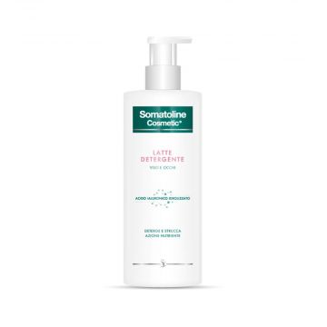 Latte Dertgente Viso e Occhi 400 ml | Struccante con Acido Ialuronico | SOMATOLINE COSMETIC