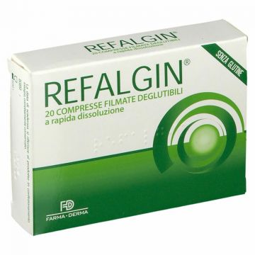 Refalgin 20 Compresse filmate deglutibili | Reflusso gastrico | FARMA-DERMA