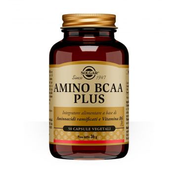 AMINO BCAA PLUS 50 capsule | Integratore | SOLGAR