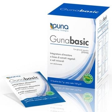 GUNABASIC 15 Bustine | Integratore ripristino pH | GUNA Integratori