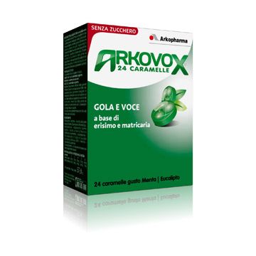 ARKOVOX 24 caramelle| Rimedio per gola e voce|  | ARKOPHARMA