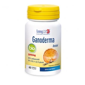 GANODERMA Reishi 60 Capsule | Integratore Difese Naturali | LONGLIFE - Funghi Bio