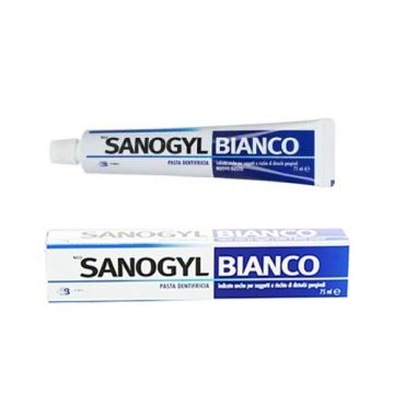 Sanogyl Bianco 75 ml | Pasta dentifricia per gengive infiammate | MANETTI