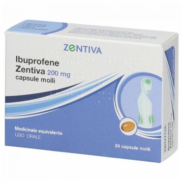 Ibuprofene 200 mg Zentiva | 24 capsule molli