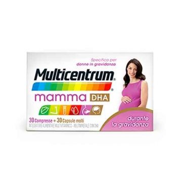 MAMMA DHA | Integratore  30 cpr + 30 cps molli | MULTICENTRUM