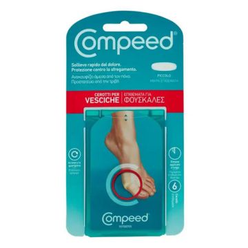 Compeed vesciche Piccolo 6 pz | cerotti misti piccoli per vesciche | COMPEED