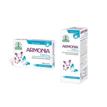 FAST gocce o compresse | Integratore Melatonina 1 mg | ARMONIA