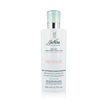 Defence Gel detergente Riequilibrante 200ml | Gel detersione pelle lucida | BIONIKE