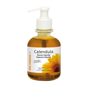 SAPONE LIQUIDO CALENDULA 250 ml | Protettivo pelle secca e sensibile | DR.THEISS