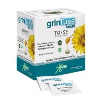 Grintuss 20 compresse orosolubili | Tosse secca e grassa | ABOCA