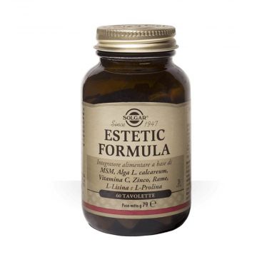 Estetic Formula 60 Tavolette | Integratore per Capelli, Pelle e Unghie | SOLGAR