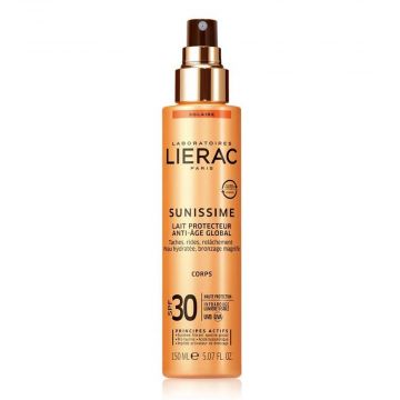 Sunissime Latte Corpo Spf30 150 ml | Latte protezione solare energizzante | LIERAC