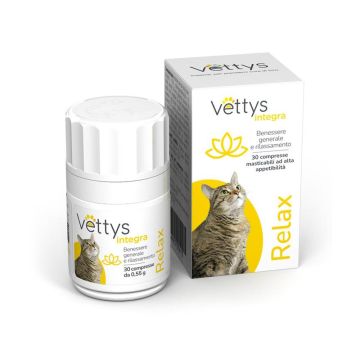Relax Gatto 30cpr| Integratore iperattività | VETTYS