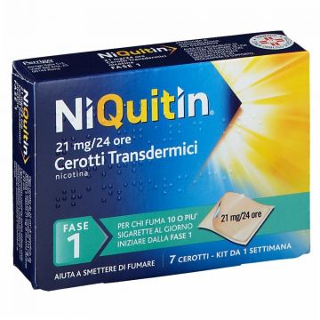 Niquitin 21 mg/24 ore | 7 Cerotti Transdermici