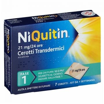 Niquitin 21 mg/24 ore | 7 Cerotti Transdermici