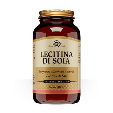 Lecitina di soia 100 perle | Integratore di lecitina di soia | SOLGAR