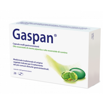 Gaspan 28cps Molli Gastroresistenti | Rimedio colon irritabile | SCHWABE