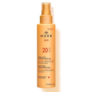 SPRAY LACTE | Protezione Viso e Corpo anti età SPF 20 150 ml | NUXE - Nuxe Sun