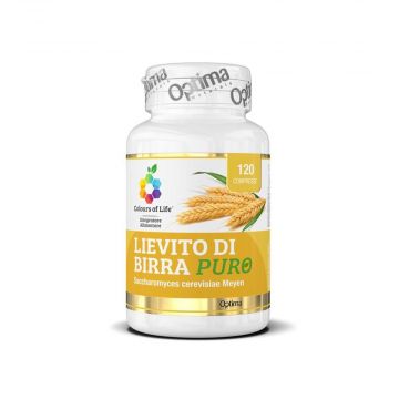 Lievito di birra puro 120 compresse | Integratore di lievito di birra 400 mg | OPTIMA NATURALS