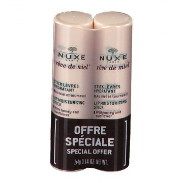 Reve de Miel - 2 Stick labbra | Idratante 4g | NUXE 