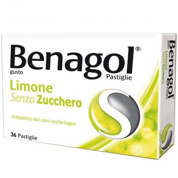 BENAGOL senza Zucchero | 36 Pastiglie gusto limone