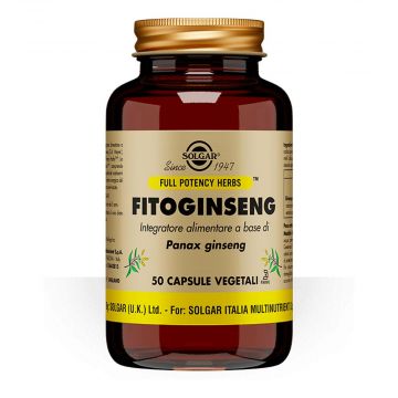 FITOGINSENG 50 capsule | Integratore tonicità | SOLGAR