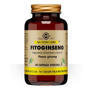 FITOGINSENG 50 capsule | Integratore tonicità | SOLGAR