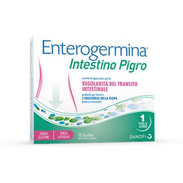 Intestino Pigro 10 buste | Integratore Regolarità Intestinale | ENTEROGERMINA