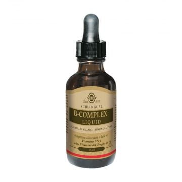 B Complex Liquid 50 ml | Integratore liquido vitamine gruppo B | SOLGAR