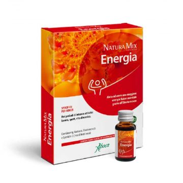 Natura Mix Advanced Energia 10 flaconcini | Tonico ed Energizzante | ABOCA