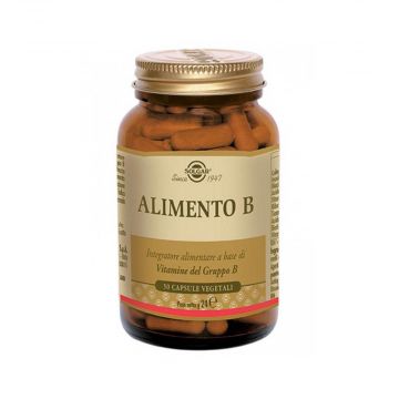 Alimento B - 50 capsule vegetali | Vitamine del gruppo B | SOLGAR