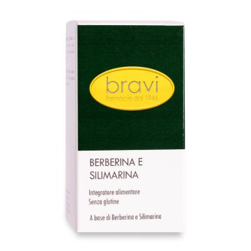 Berberina & Silimarina 30cpr | Integratore benessere metabolico ed epatico | BRAVI LAB