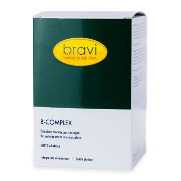 Vitamina B Complex 20bustine | Integratore vitamina B | BRAVI LAB
