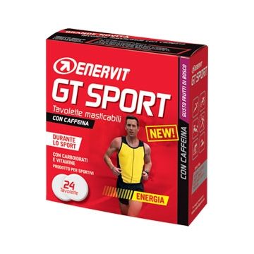 GT SPORT | Integratore energetico 24 tavolette | ENERVIT Sport