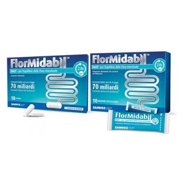 FLORMIDABIL DAILY 70 Miliardi|  Fermenti lattici vivi  Capsule o Bustine | SANDOZ