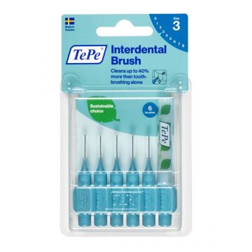 Interdental Brush Blu size 3 6 pz | Scovolino per pulizia dentale | TEPE