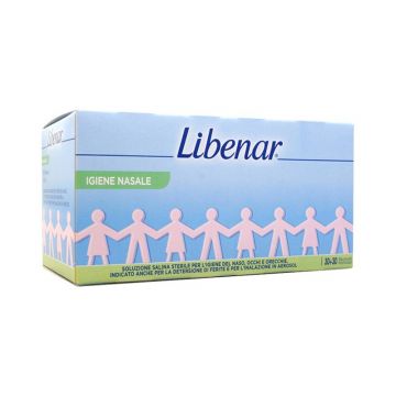 LIBENAR 60 flaconcini monodose | Soluzione fisiologica salina sterile | Chefaro pharma