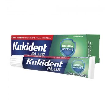 Doppia Protezione 40 g | Crema adesiva per protesi | KUKIDENT