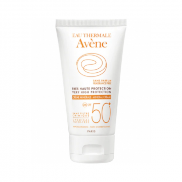 Crema Schermo Miner 50+ 50 ml | Per pelli intolleranti al sole | AVENE Solari