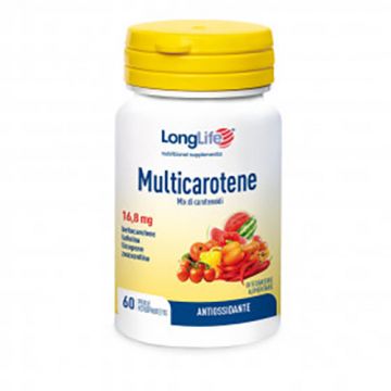 MULTICAROTENE 60 Perle | Integratore di Carotenoidi | LONGLIFE