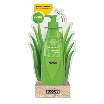 GEL PRIMITIVO D'ALOE 300 ml | Gel con azione lenitiva | ZUCCARI Aloevera2